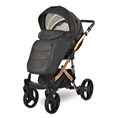 Cochecito de bebé RIMINI Premium con cubierta Black Jasper